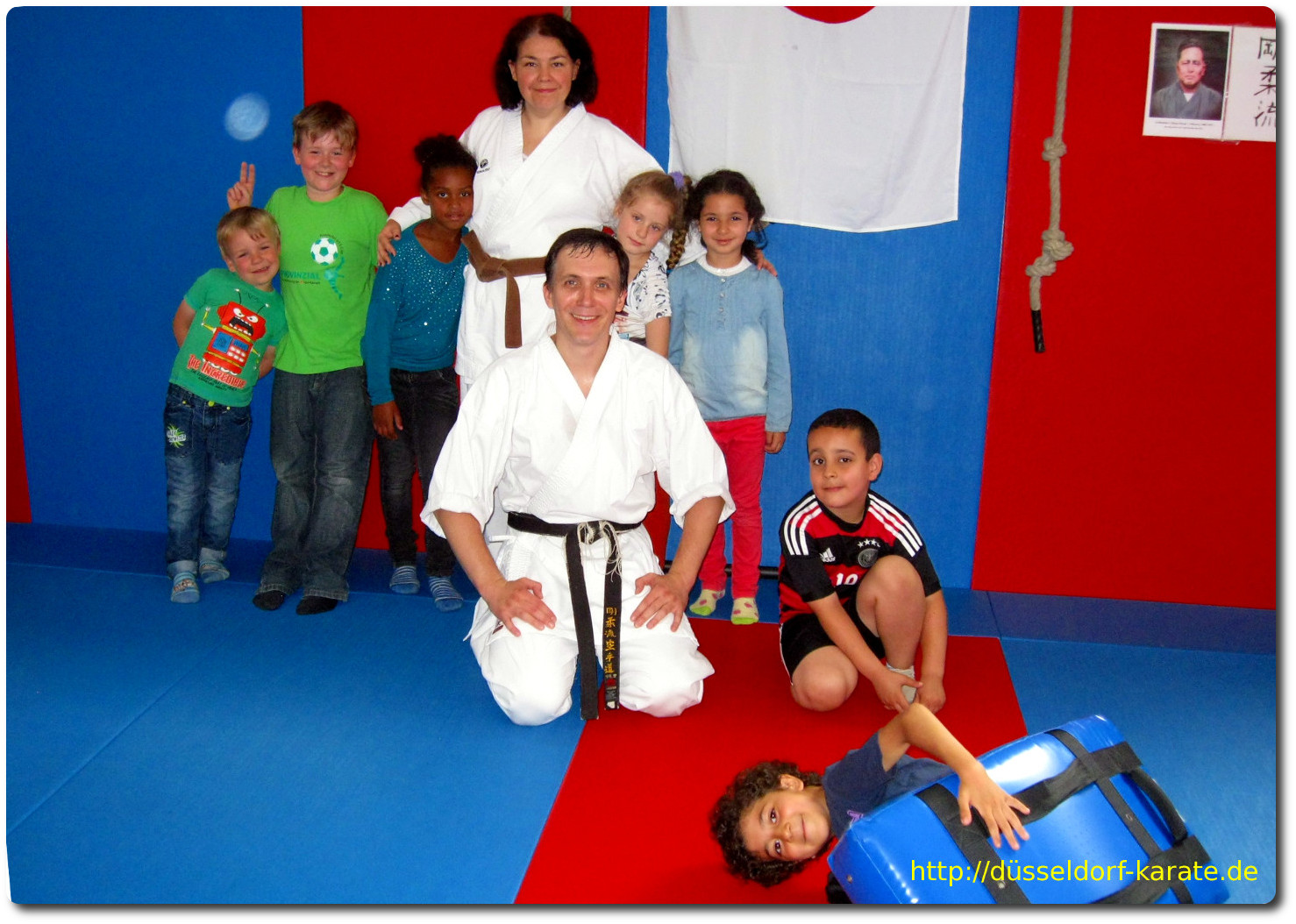 Karate in Düsseldorf Kindertraining mit dem Projekt Arche