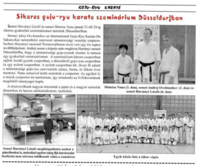 Karate-Düsseldorf-Zeitschrift-Magyar-BUDO-2