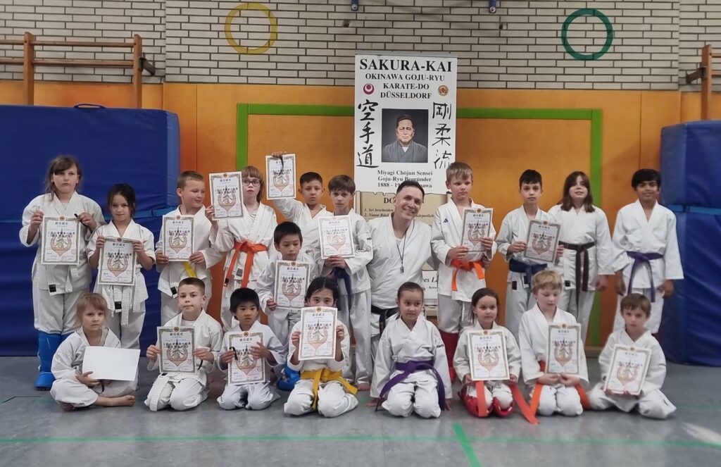Sakura-Kai Kinder Karate-Gruppe